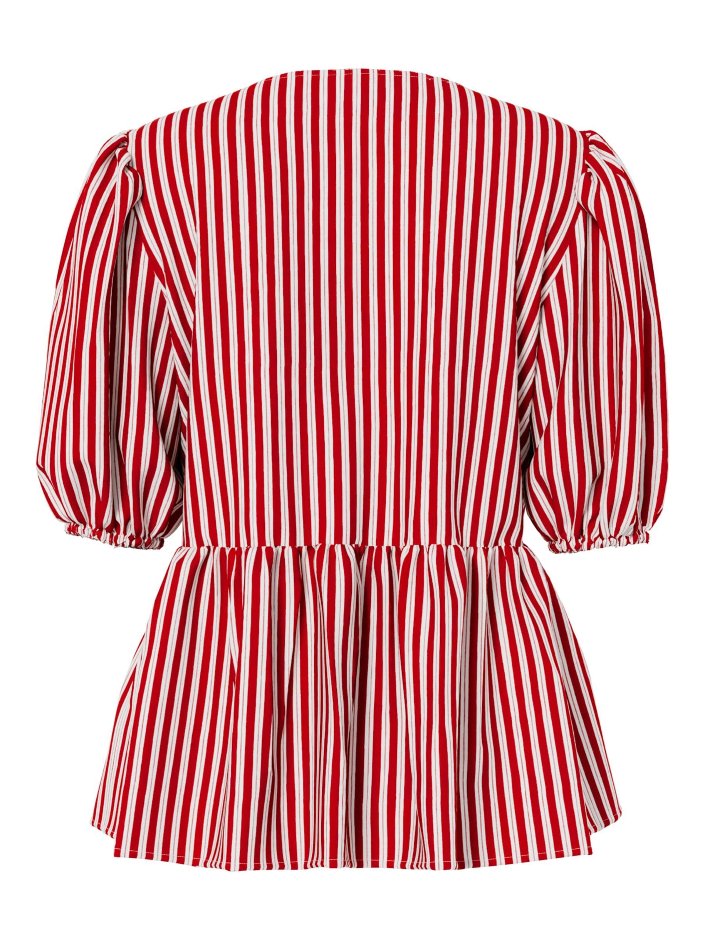 PIECES Bluse 'PCJolly' i rød