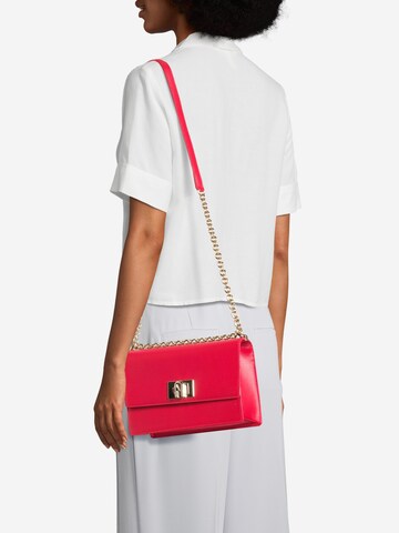 FURLA - Mala de ombro '1927' em vermelho