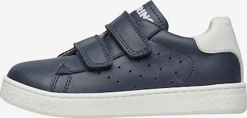 Baskets 'HASSELT 2 VL.' NATURINO en bleu : devant