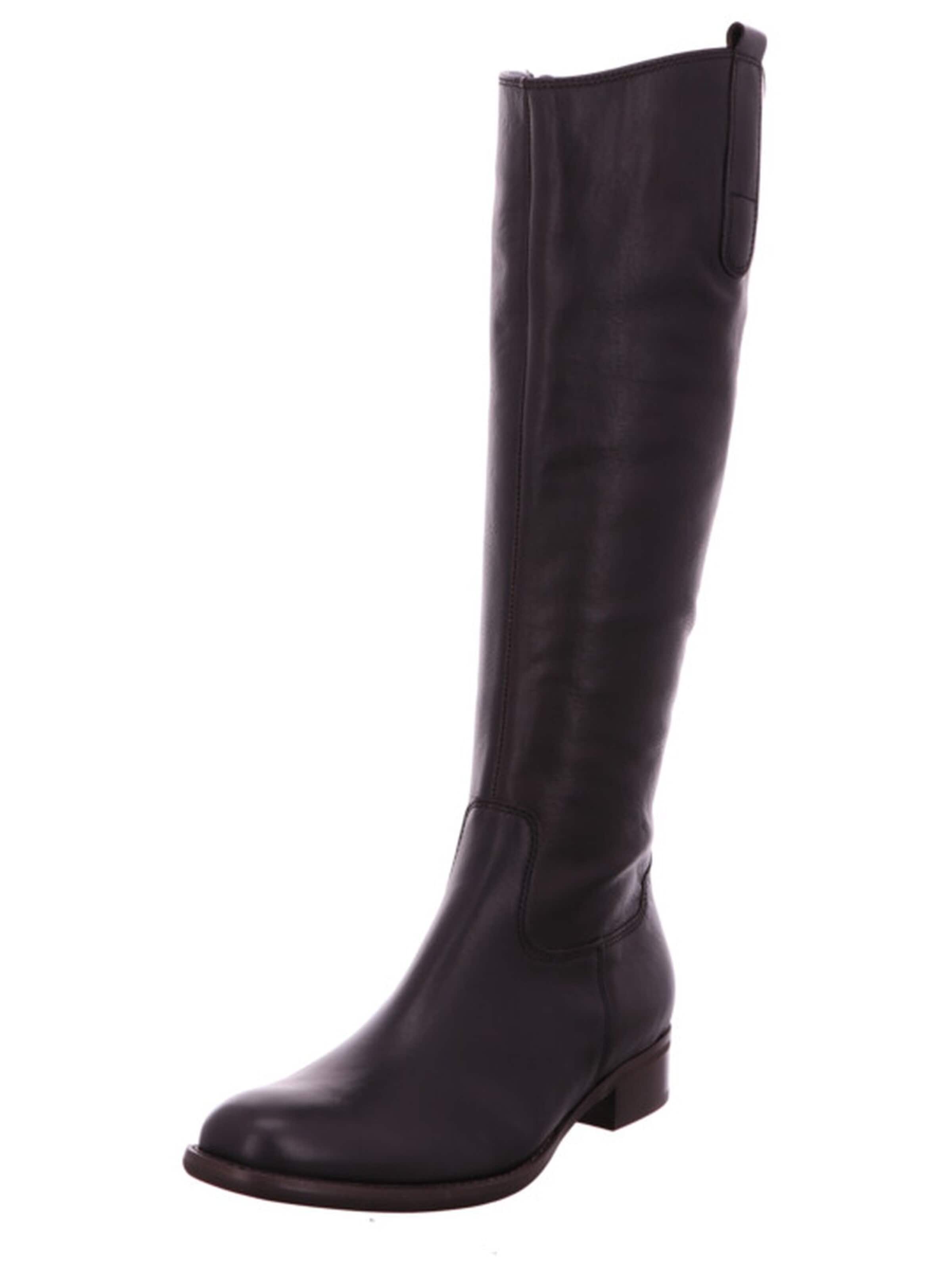 GABOR Boots 'Weitschaftstiefel Damen 8035.04.006 Glattleder in braun' in Brown: front