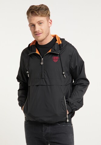 MO Jacke in Schwarz: Vorderseite