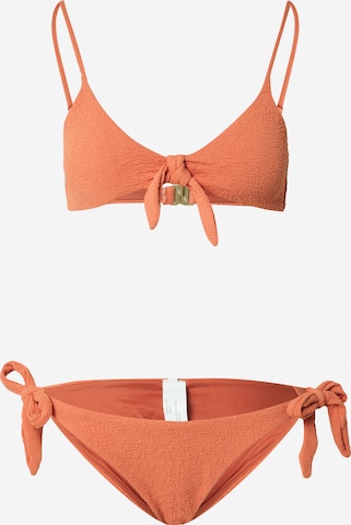 ABOUT YOU Bralette Bikini 'Asta' in Orange: front
