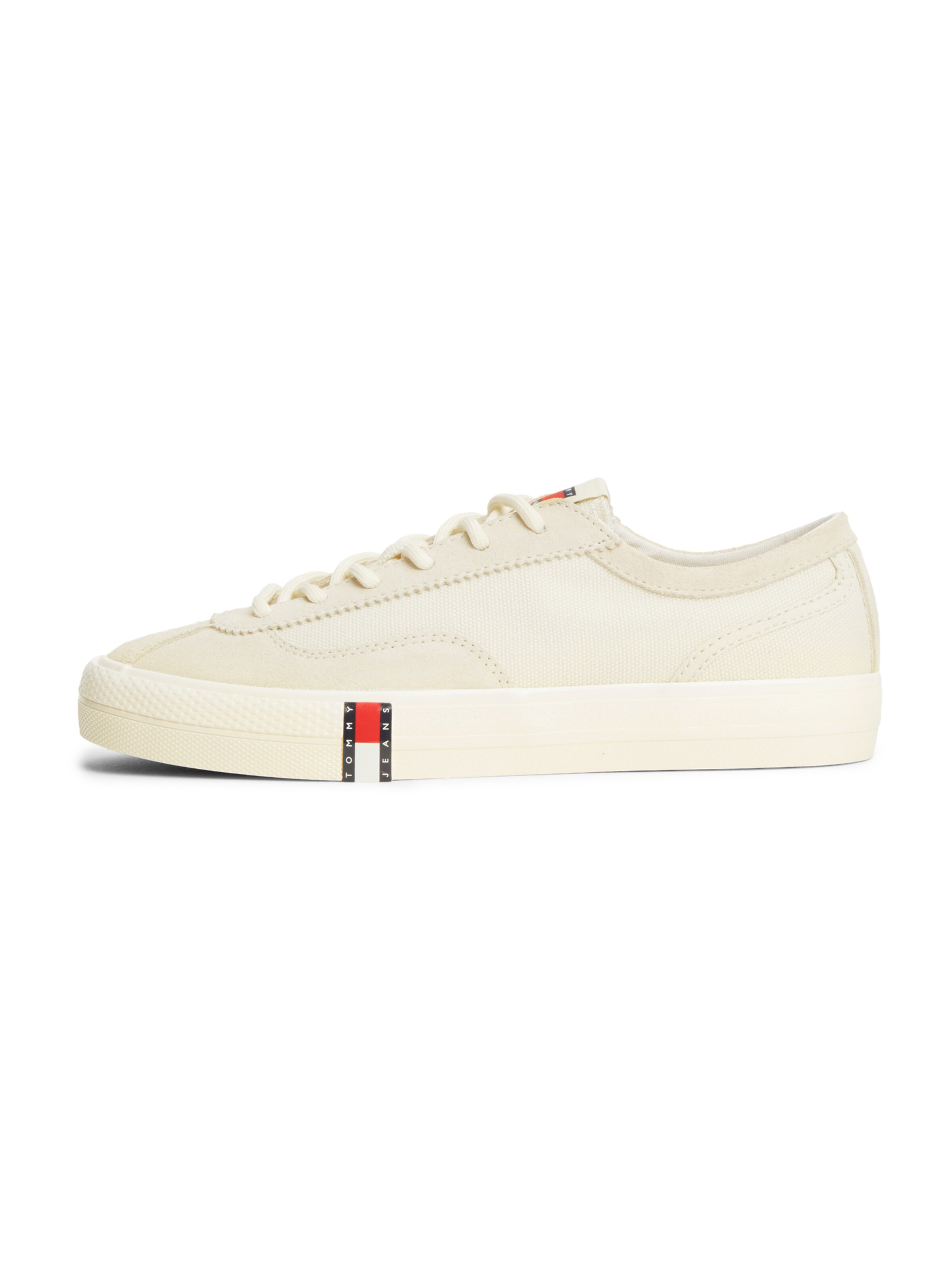 Tommy Jeans - Zapatillas deportivas bajas en beige: frente