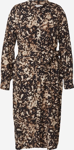 ONLY CarmakomaKošulja haljina 'CARFIONE' - crna boja: prednji dio