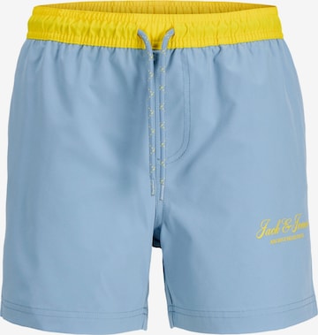 Jack & Jones Junior Uimashortsit 'JPSTMaui Archive' värissä sininen: etupuoli