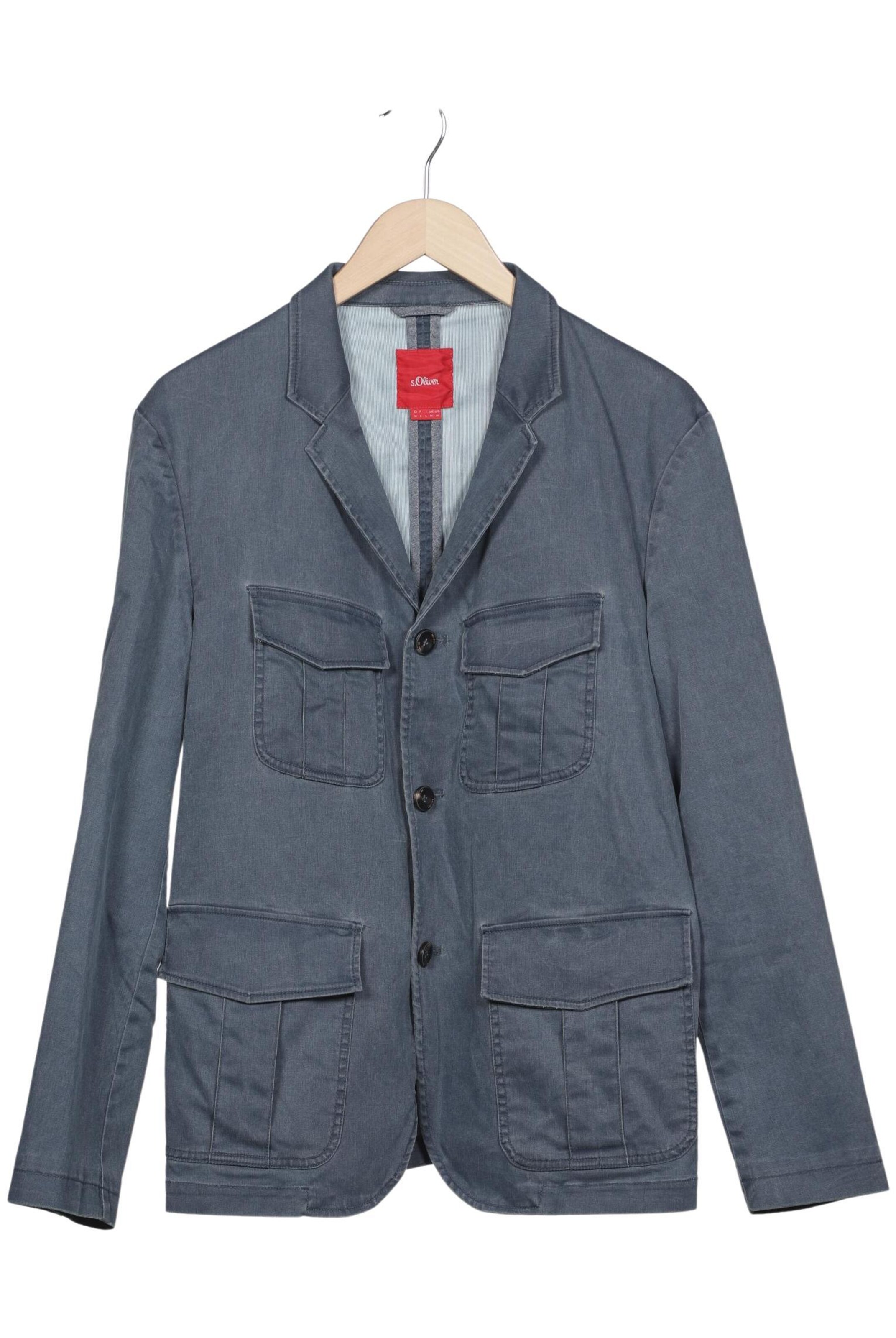 s.Oliver Suit Jacket in M in Blue: front
