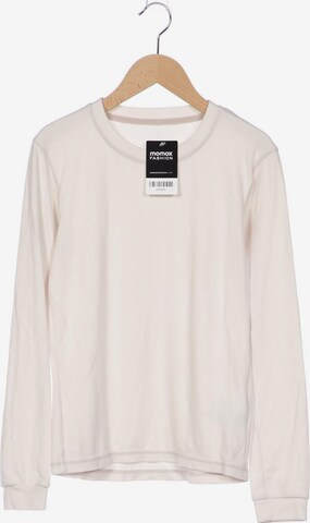 UNIQLO Sweatshirt & Zip-Up Hoodie in S in White: front