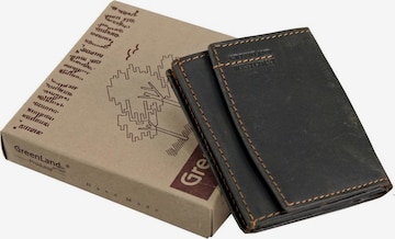 Greenland Nature Wallet in Brown: front