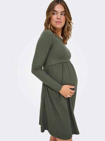 Only Maternity Jurk 'OLMMALAYA' in Groen