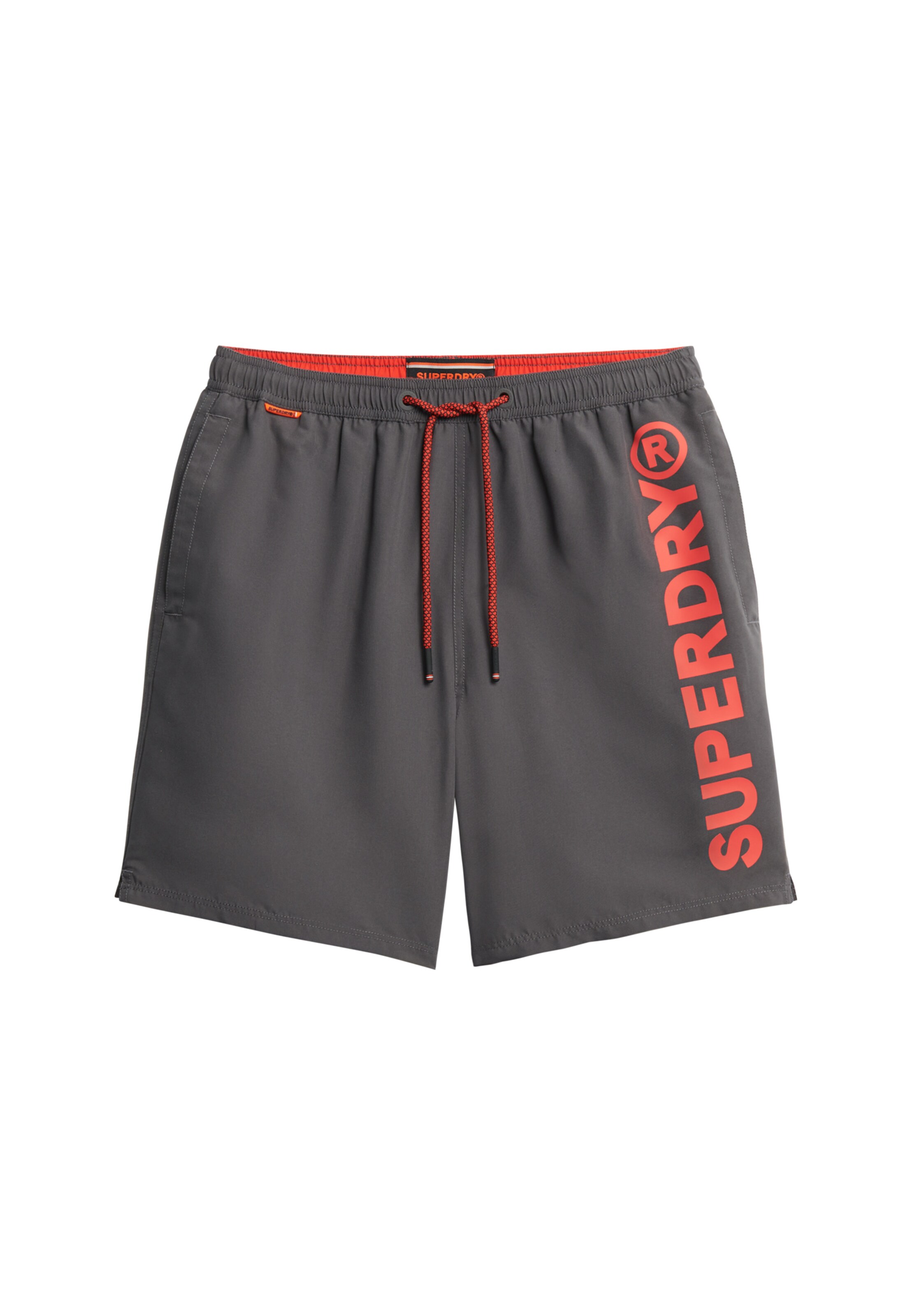Shorts de bain Superdry en gris : devant