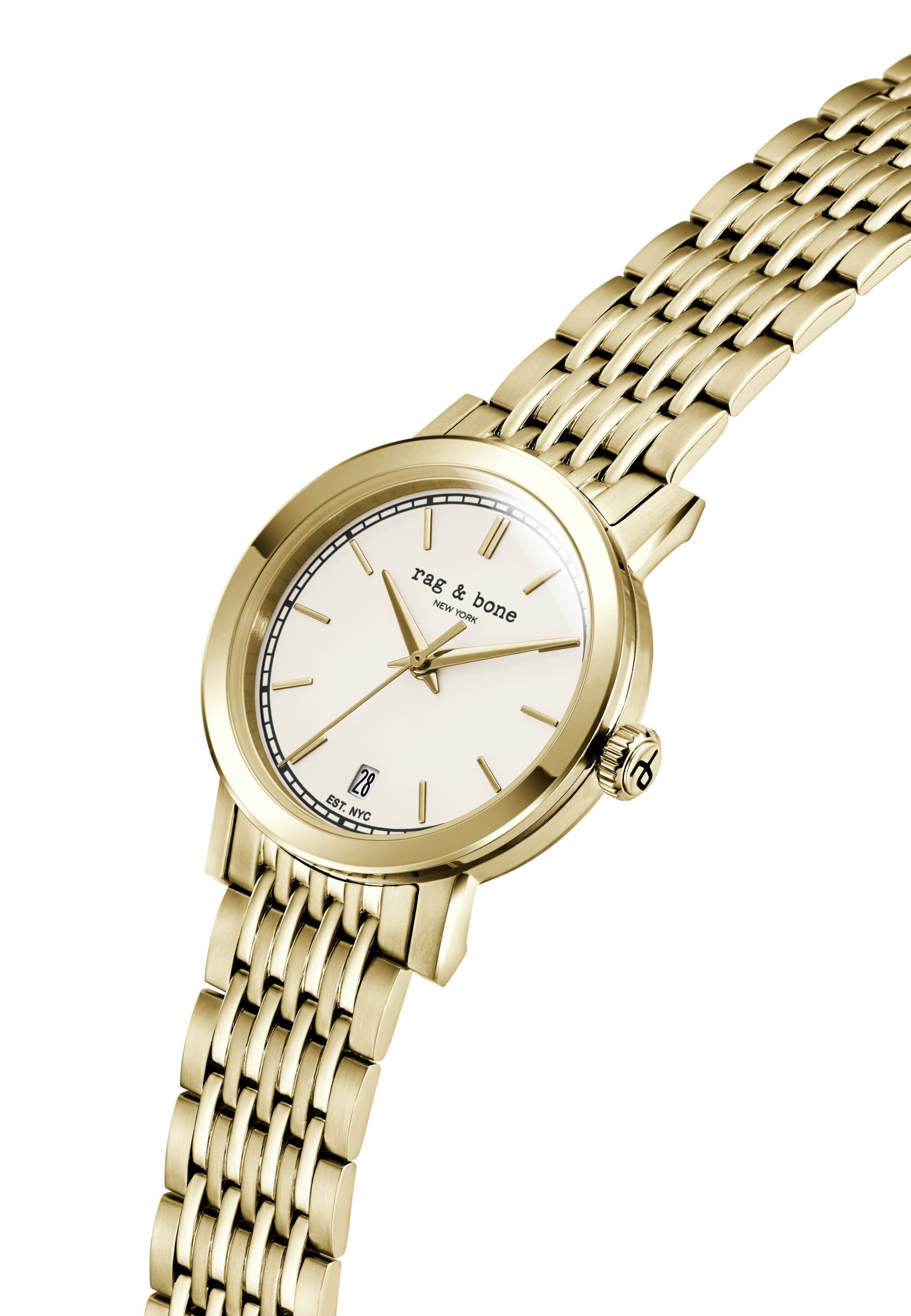 Montre à affichage analogique ' Reign ' rag & bone en or