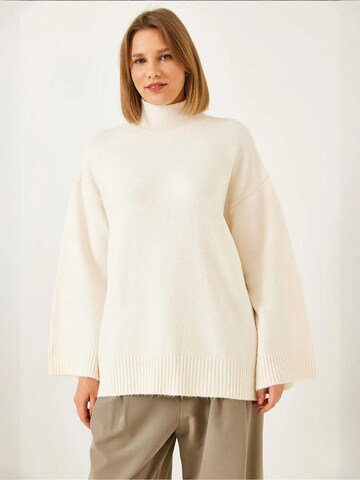 Bianco Lucci Trui in Beige: voorkant