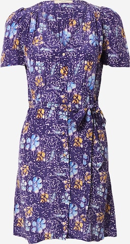 sessun Košeľové šaty 'CLAUDIAMA' - fialová: predná strana