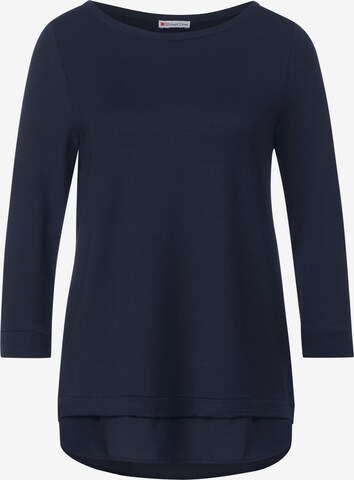 STREET ONE Shirt in Blauw: voorkant