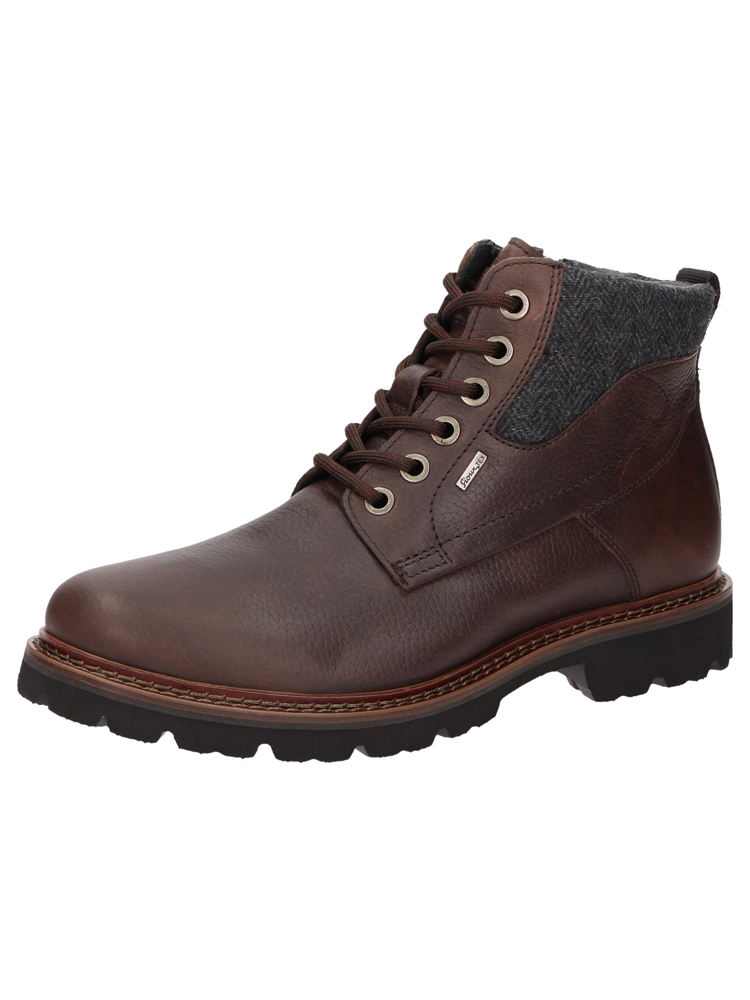 SIOUX Schnürstiefel ' Adalr.-710-TEX-WF-H ' in Braun: Vorderseite