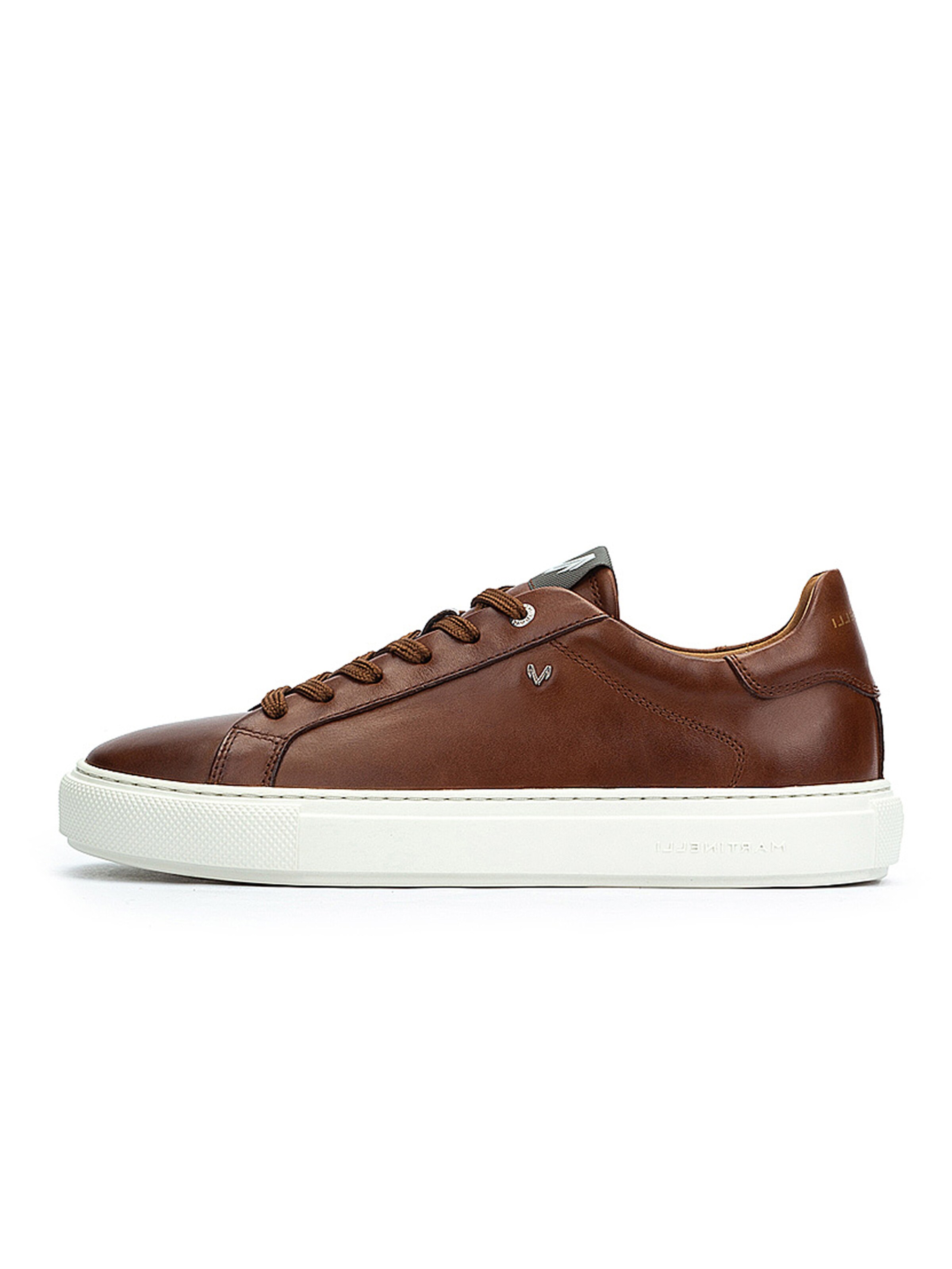 Baskets basses 'Hastings' Martinelli en marron : devant