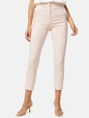 Coupe slim Pantalon 'Papipejune' Orsay en rose : devant