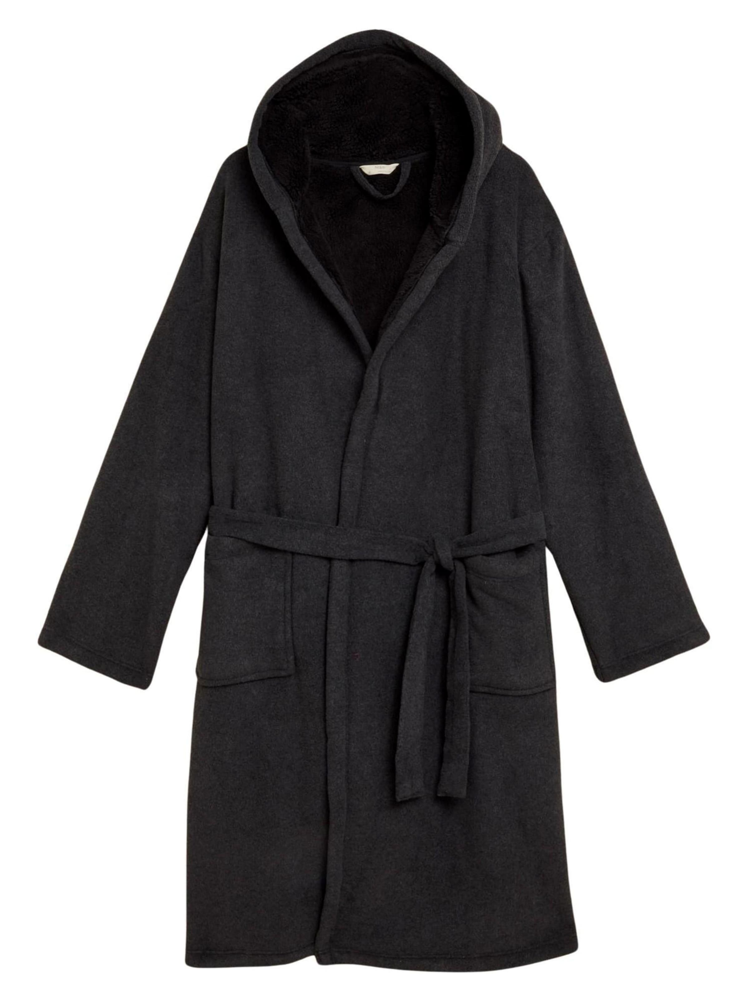 Peignoir court Marks & Spencer en gris : devant