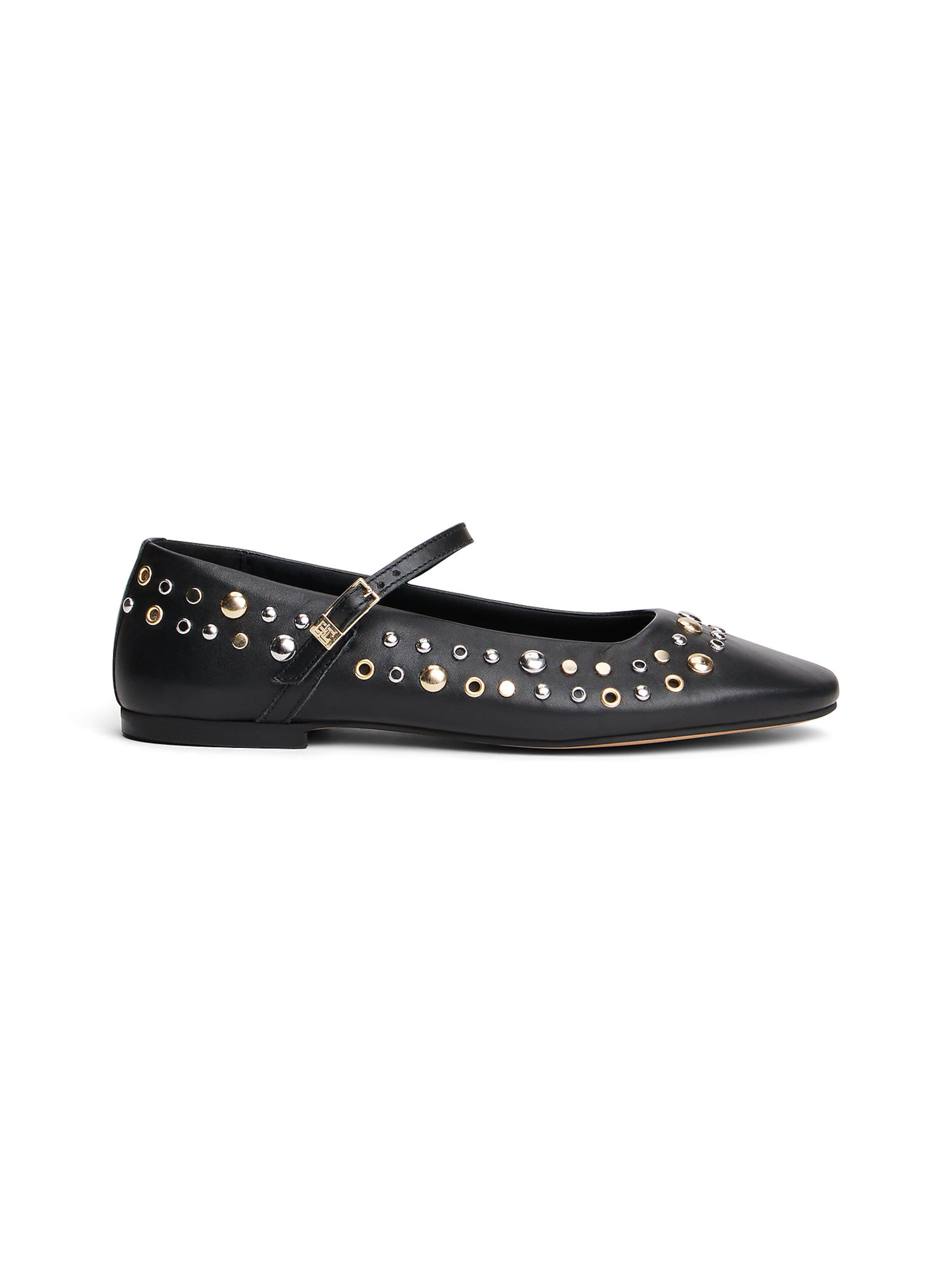TOMMY HILFIGER Ballerina in Schwarz