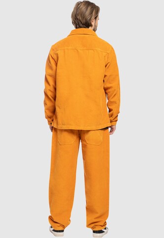 HOMEBOY Regular Fit Hemd 'Time Warp' in Orange