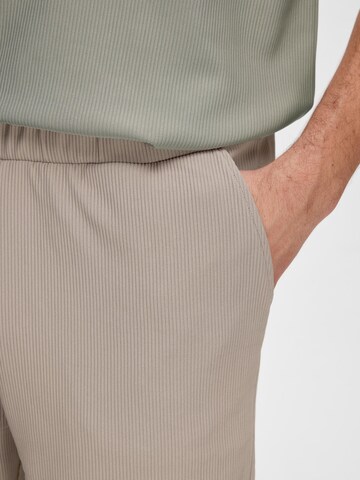 SELECTED - regular Pantalón en gris