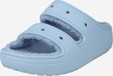 Zoccoletto 'Classic Cozzzy' di Crocs in blu: frontale