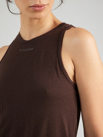 Hummel Sports Top 'Vanja' in Brown