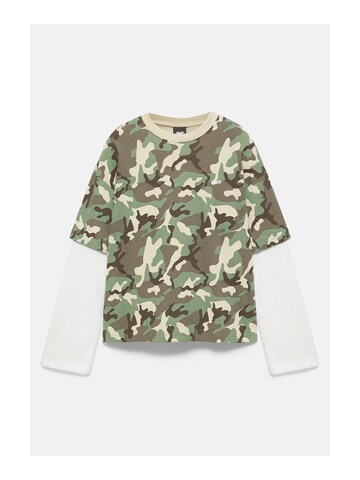 Maglietta 'STWD' di Pull&Bear in verde: frontale