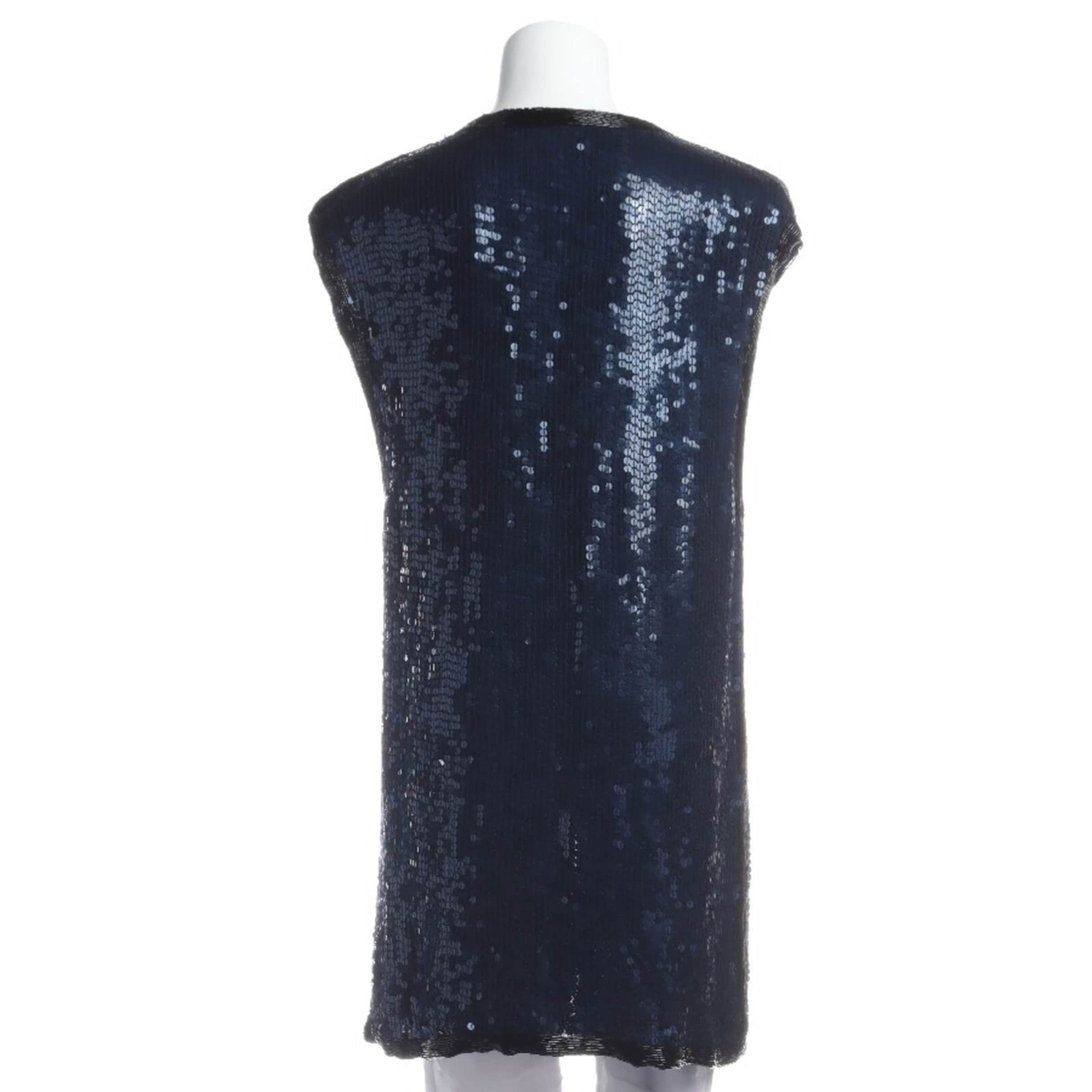 GANNI Vest in S in Blue