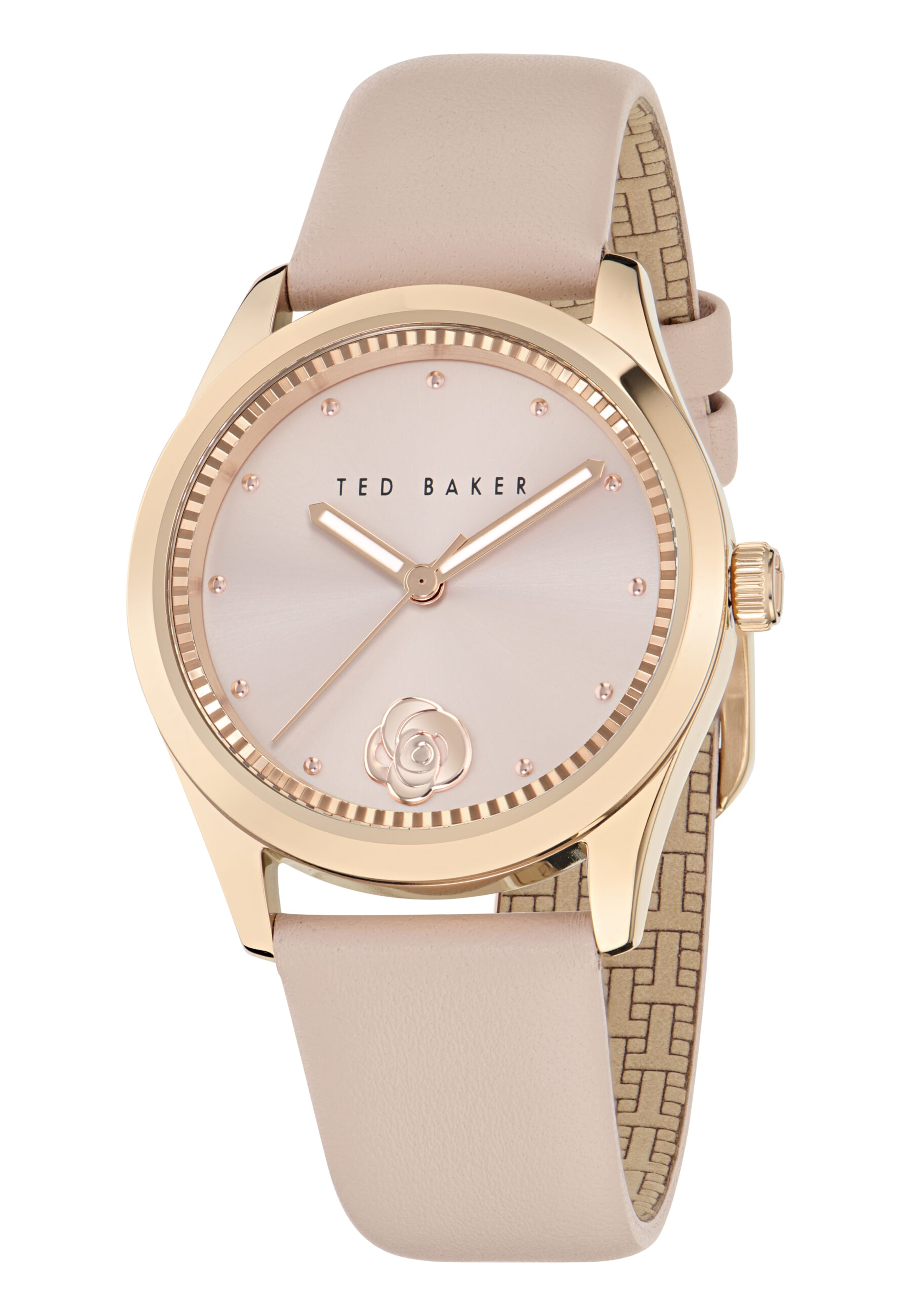Ted Baker Analogt ur 'Coolly' i pink: forside