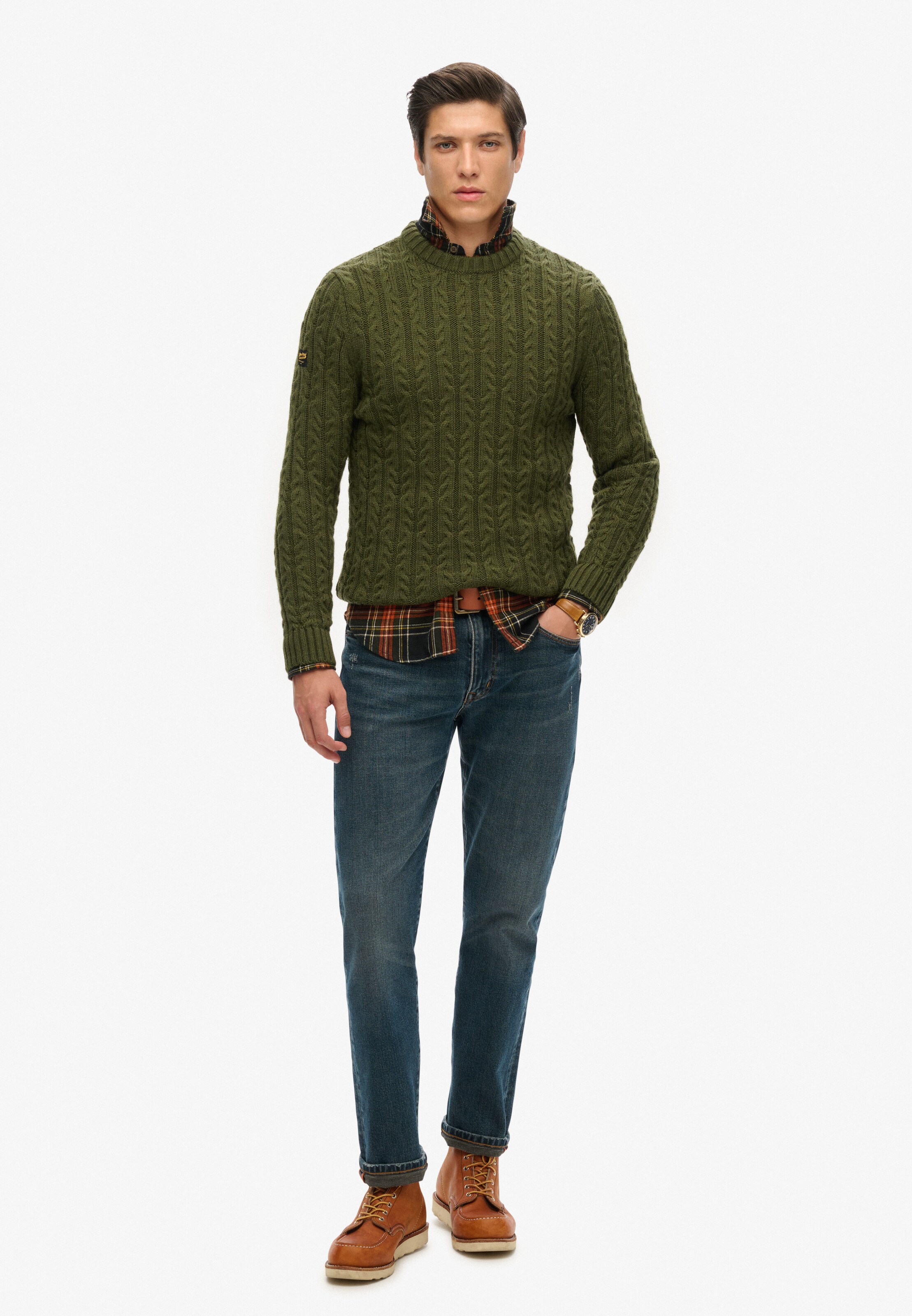 Pull-over Superdry en vert