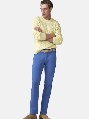 Regular Pantalon chino MEYER en bleu