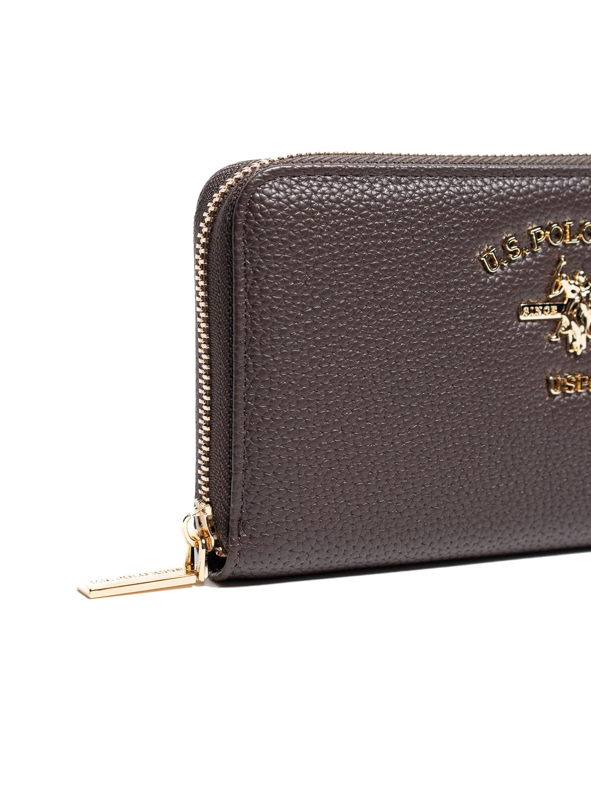 Portamonete di U.S. POLO ASSN. in marrone