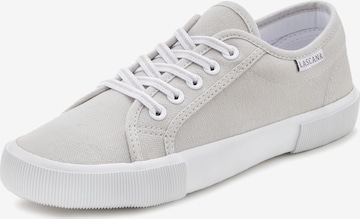 LASCANA Sneakers in Grey: front