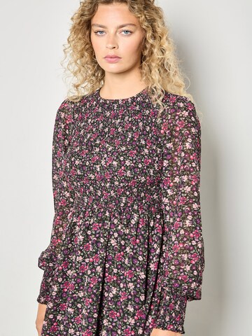 Apricot Ditsy Floral Smocked Mini Dress ' ' in Pink