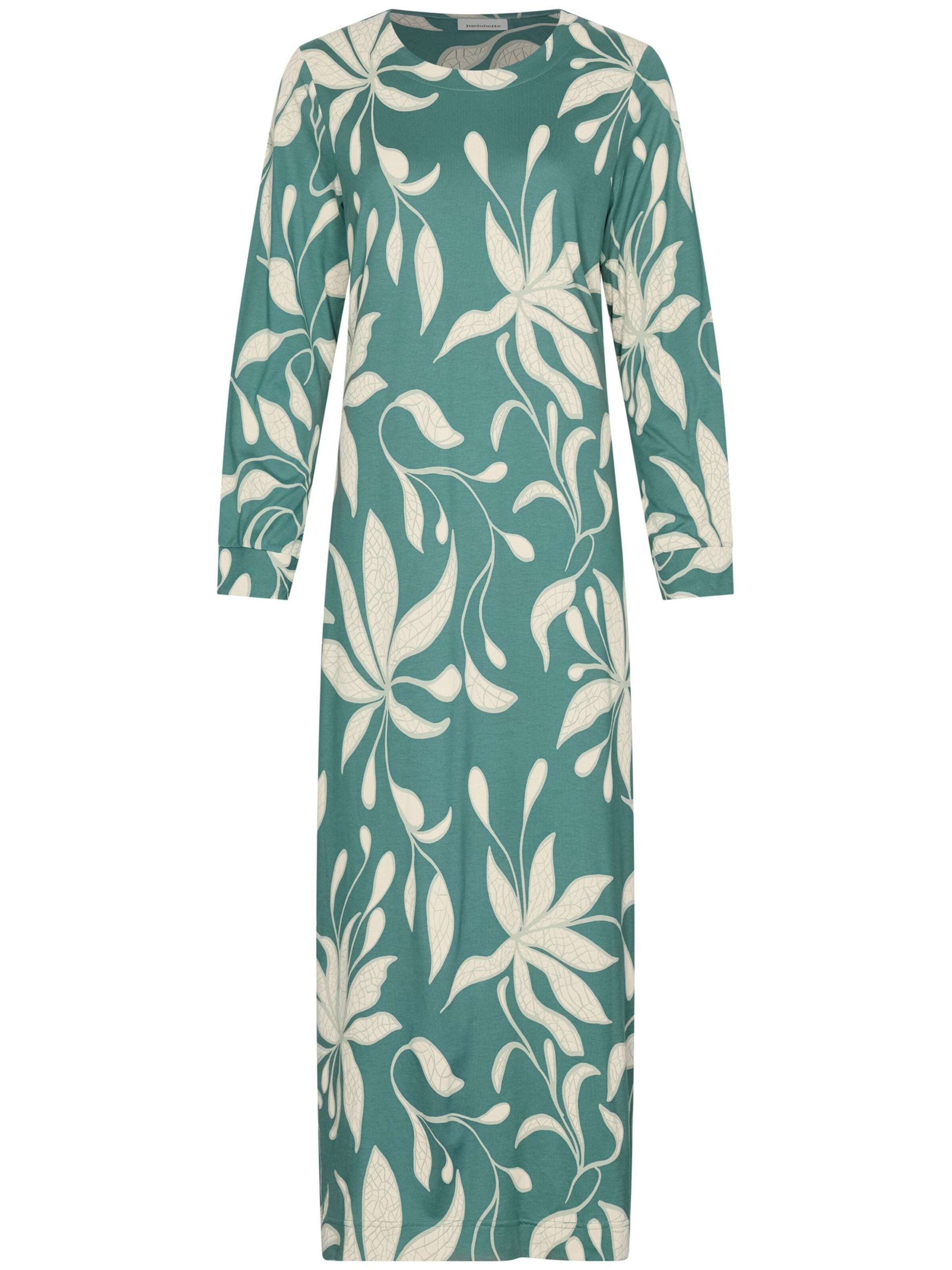 Pastunette Nachthemd 'Nordic Leaf' in Beige
