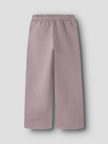 NAME IT - Pierna ancha Pantalón en lila