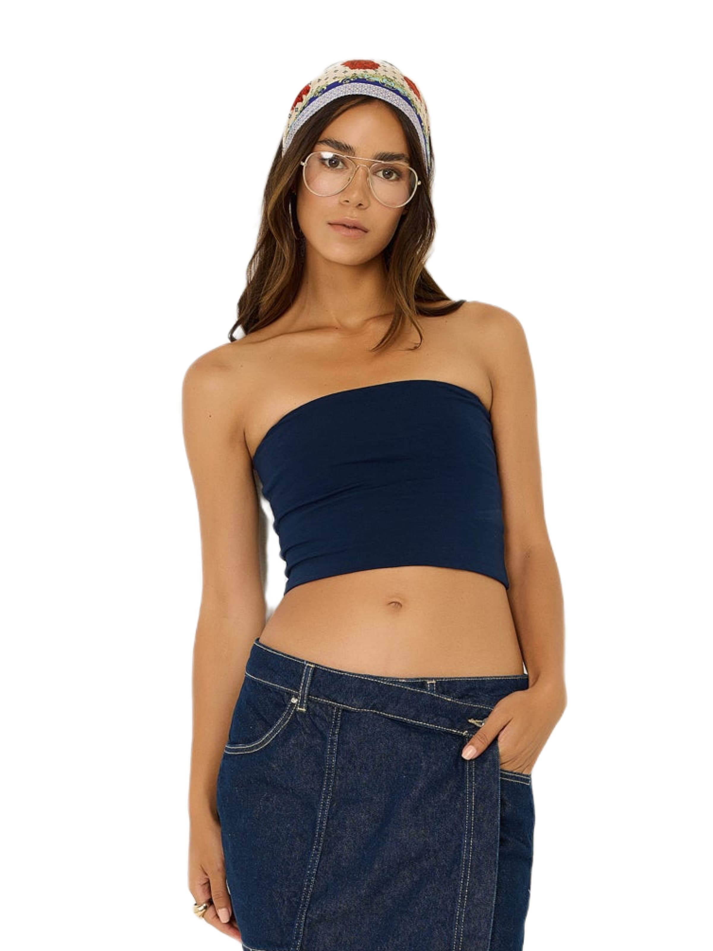 No Matter What Top in Blau