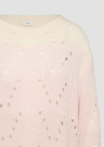 Pull-over s.Oliver BLACK LABEL en rose