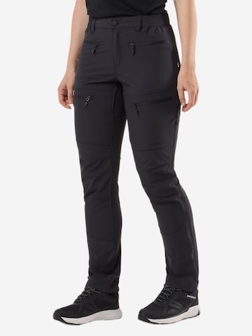SWEDEMOUNT Regular Outdoor trousers 'Lofoten' in Black