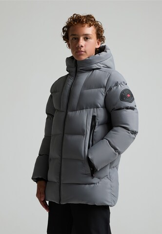 Zavetti Canada Winter Parka 'Saletini' in Grey: front