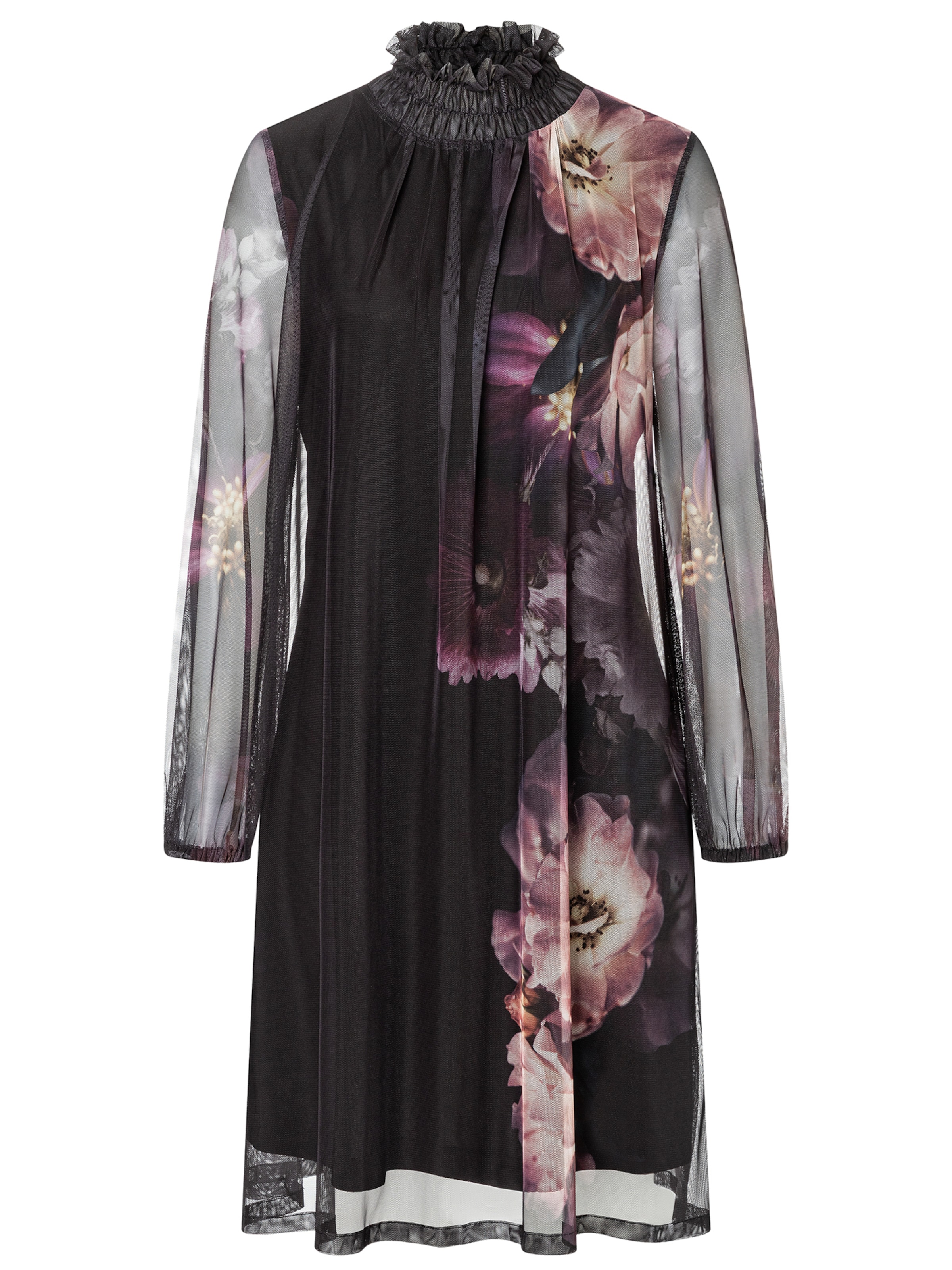 Ana Alcazar Jurk 'Azana' in Zwart: voorkant