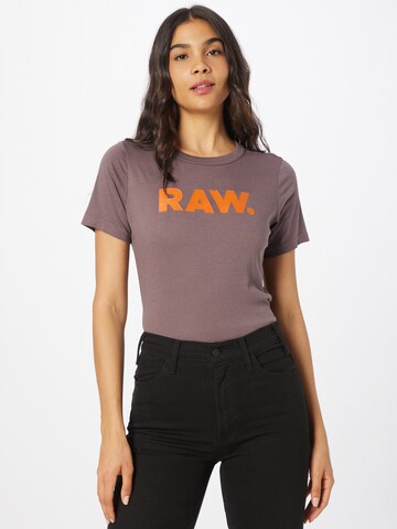 G-Star RAW - Camisa em cinzento: frente