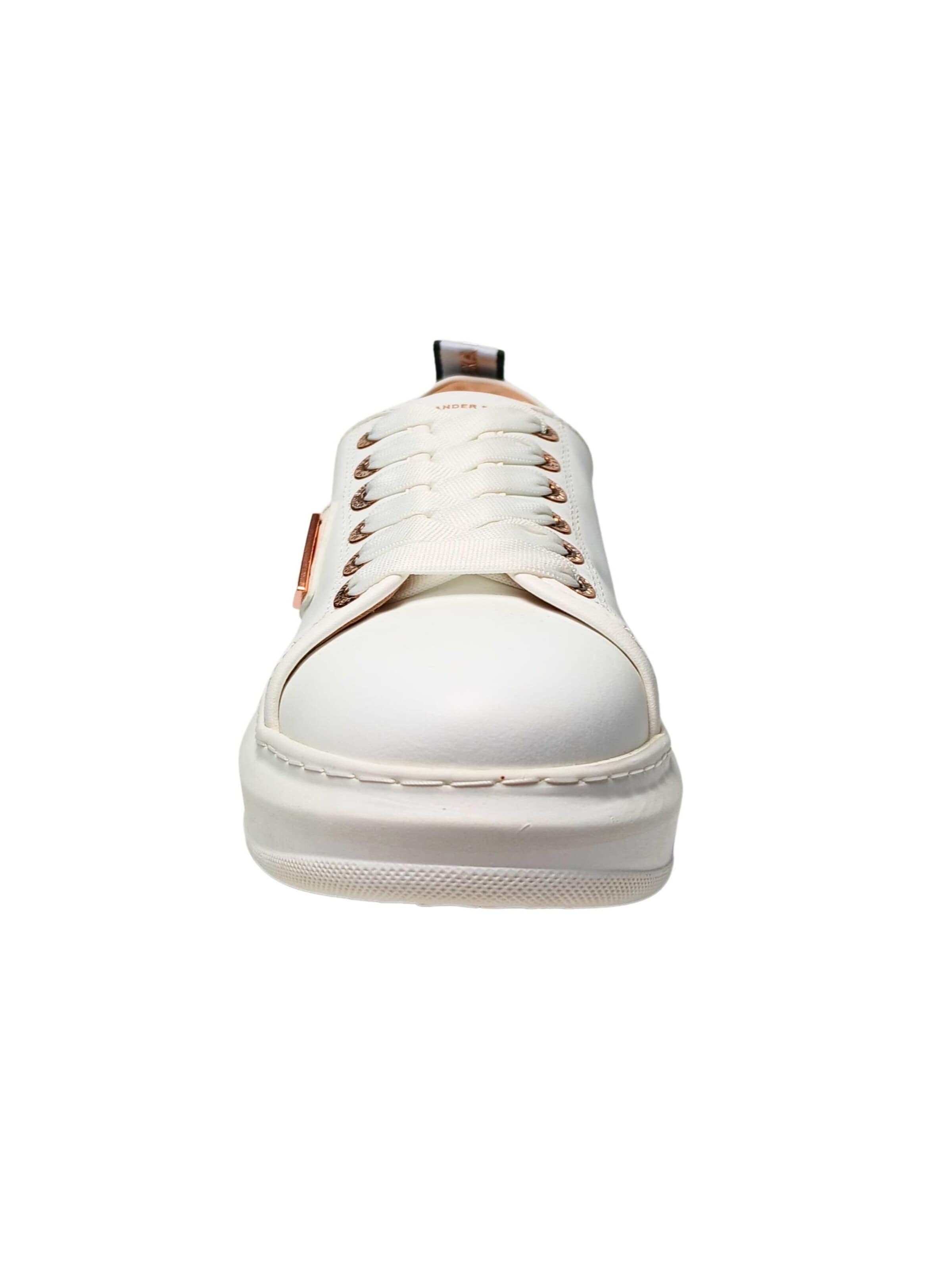 Chaussure à lacets Alexander Smith en blanc
