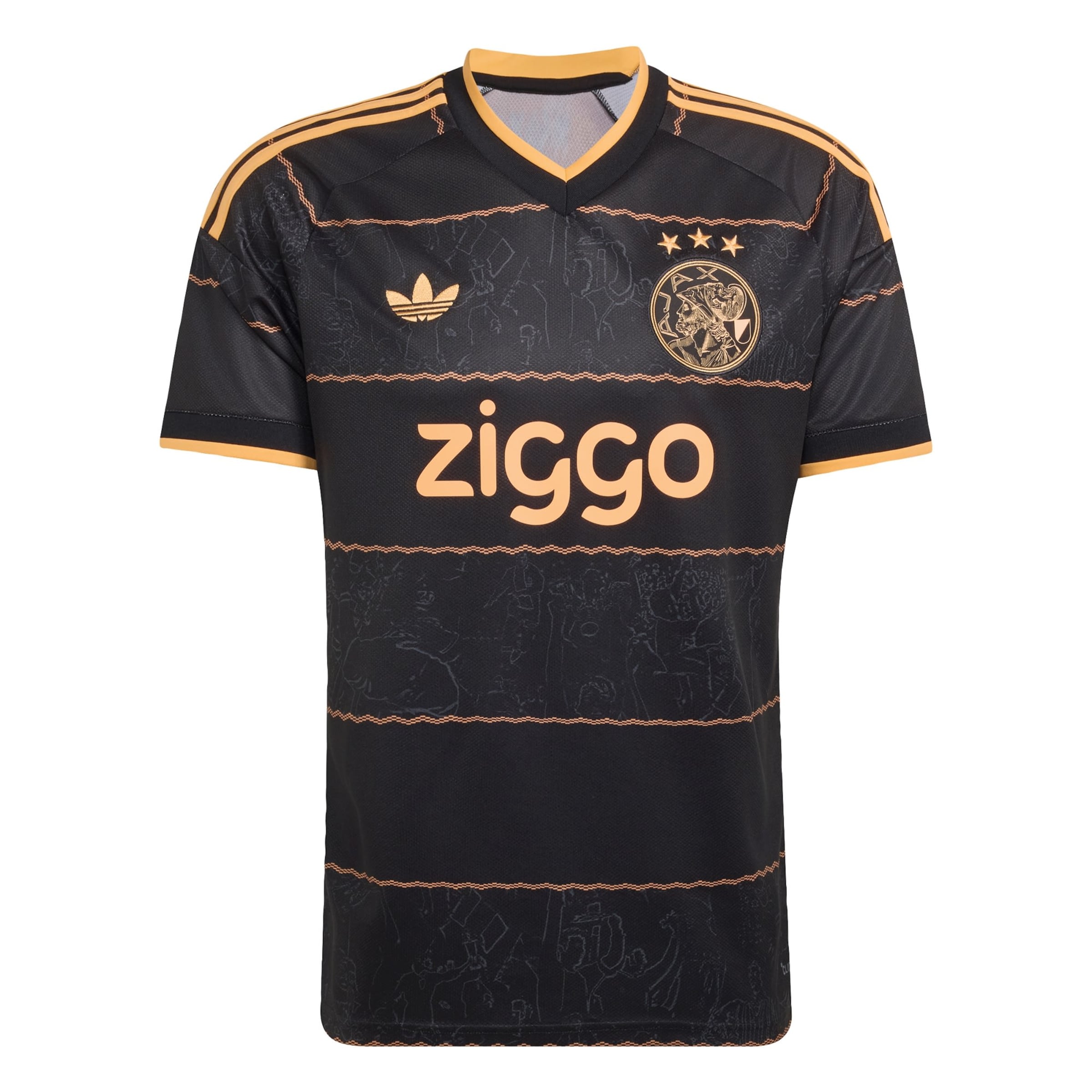 ADIDAS PERFORMANCE Functioneel shirt 'Ajax Amsterdam 26/27' in Zwart: voorkant
