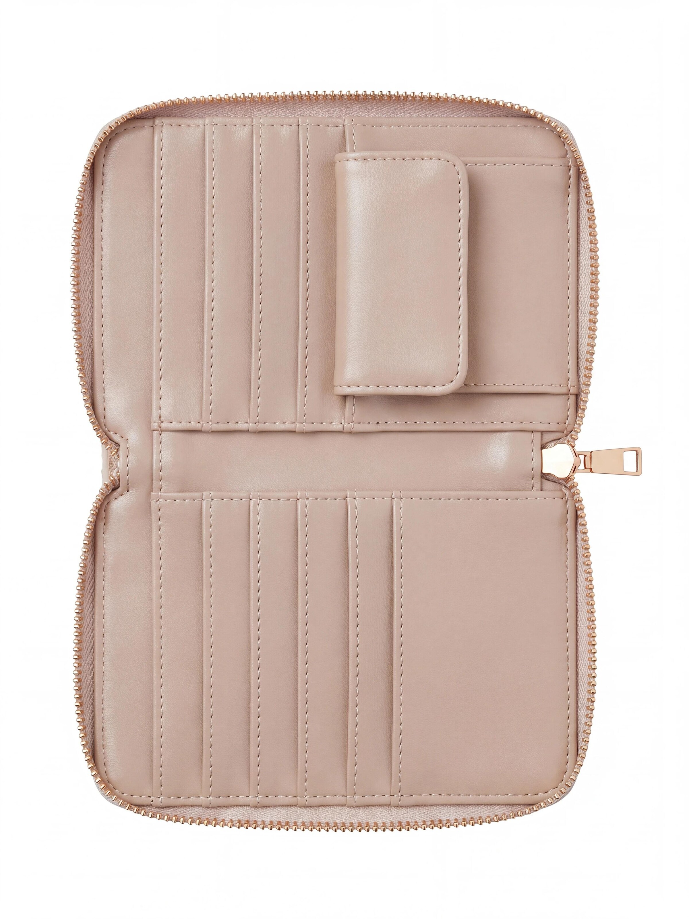 MILLYMILK® Portemonnee 'PURA MEDIUM' in Beige