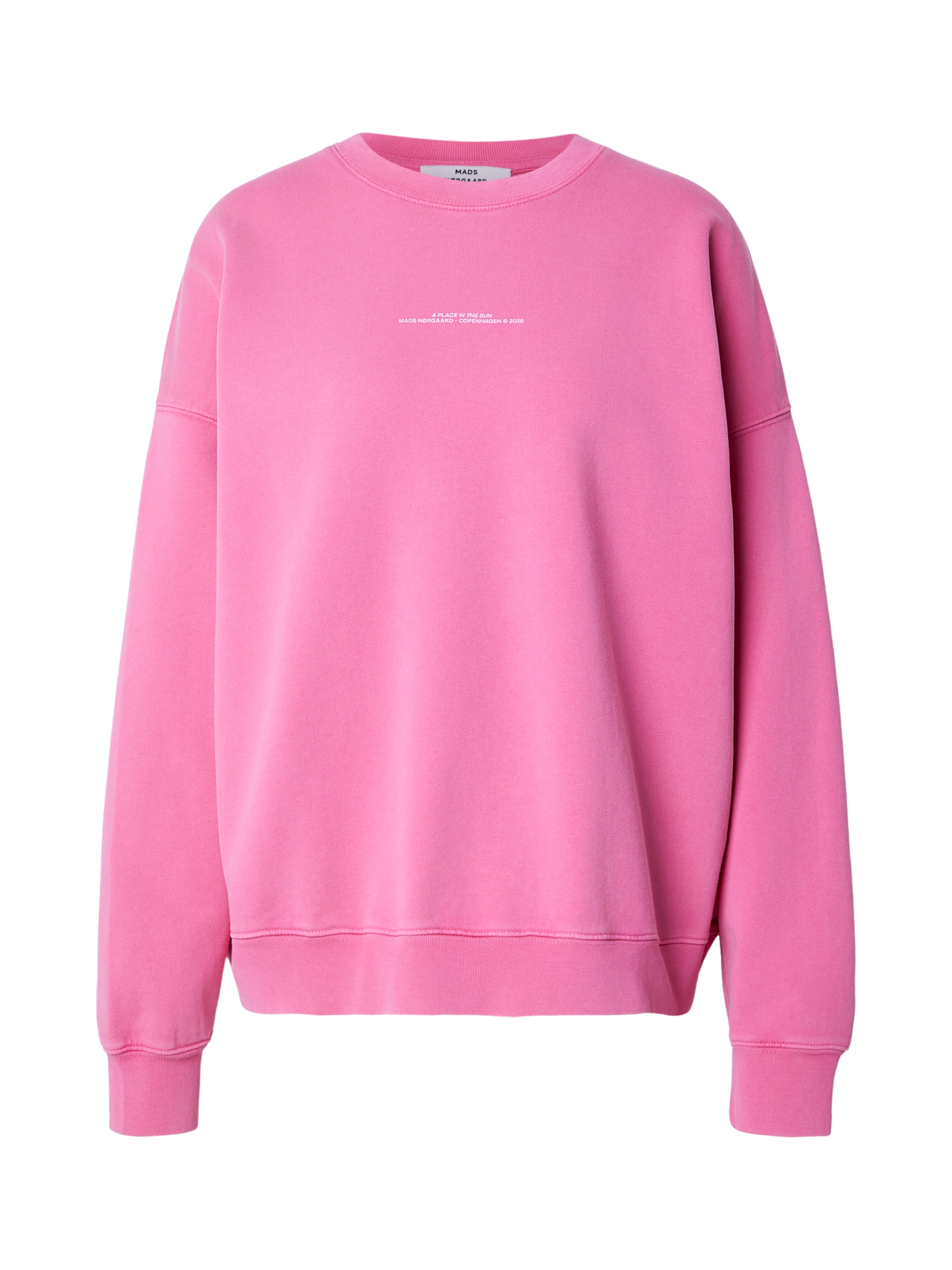 MADS NORGAARD COPENHAGEN Sweatshirt i rosa: framsida