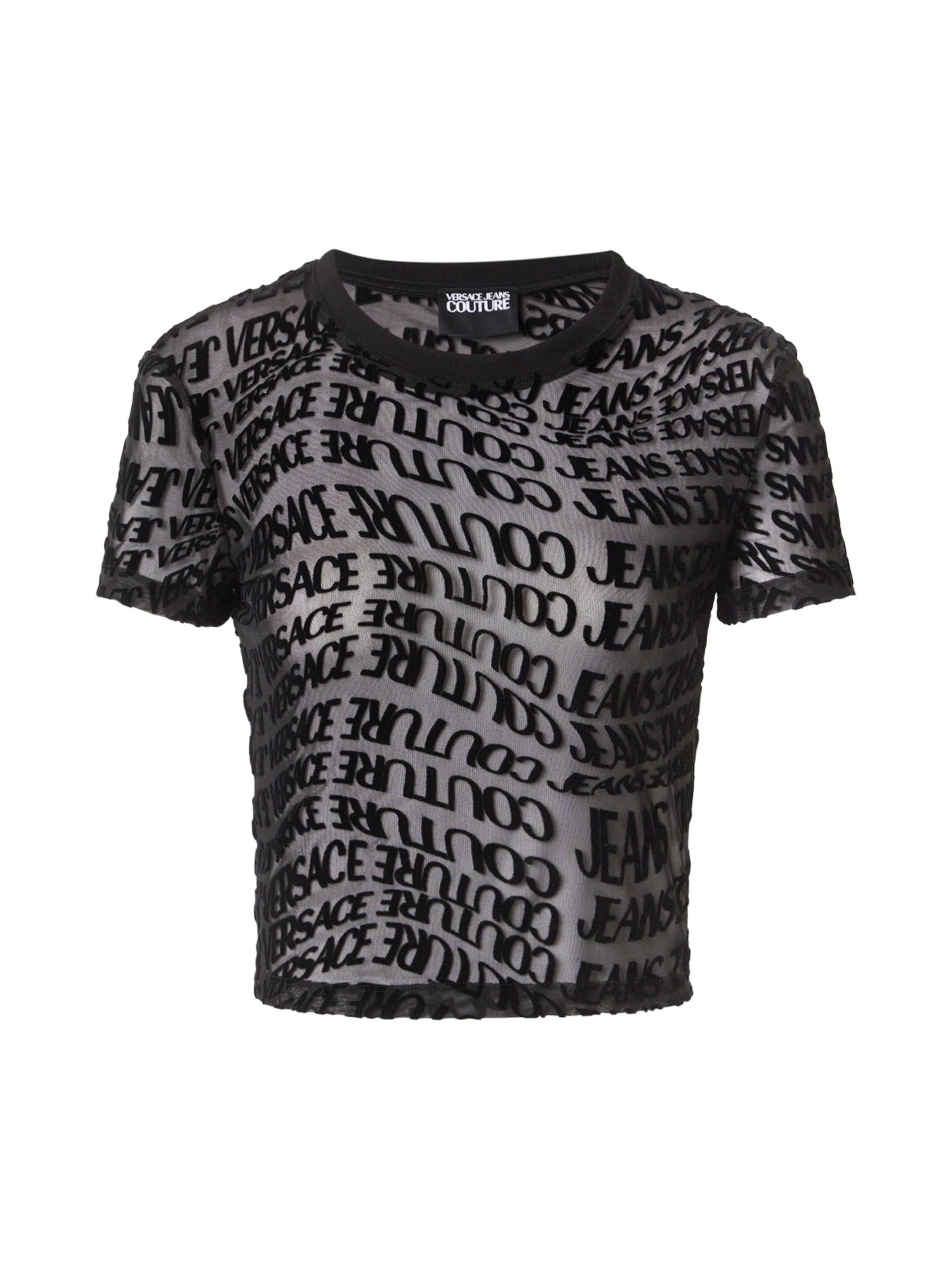 Versace Jeans Couture Tričko – černá: přední strana