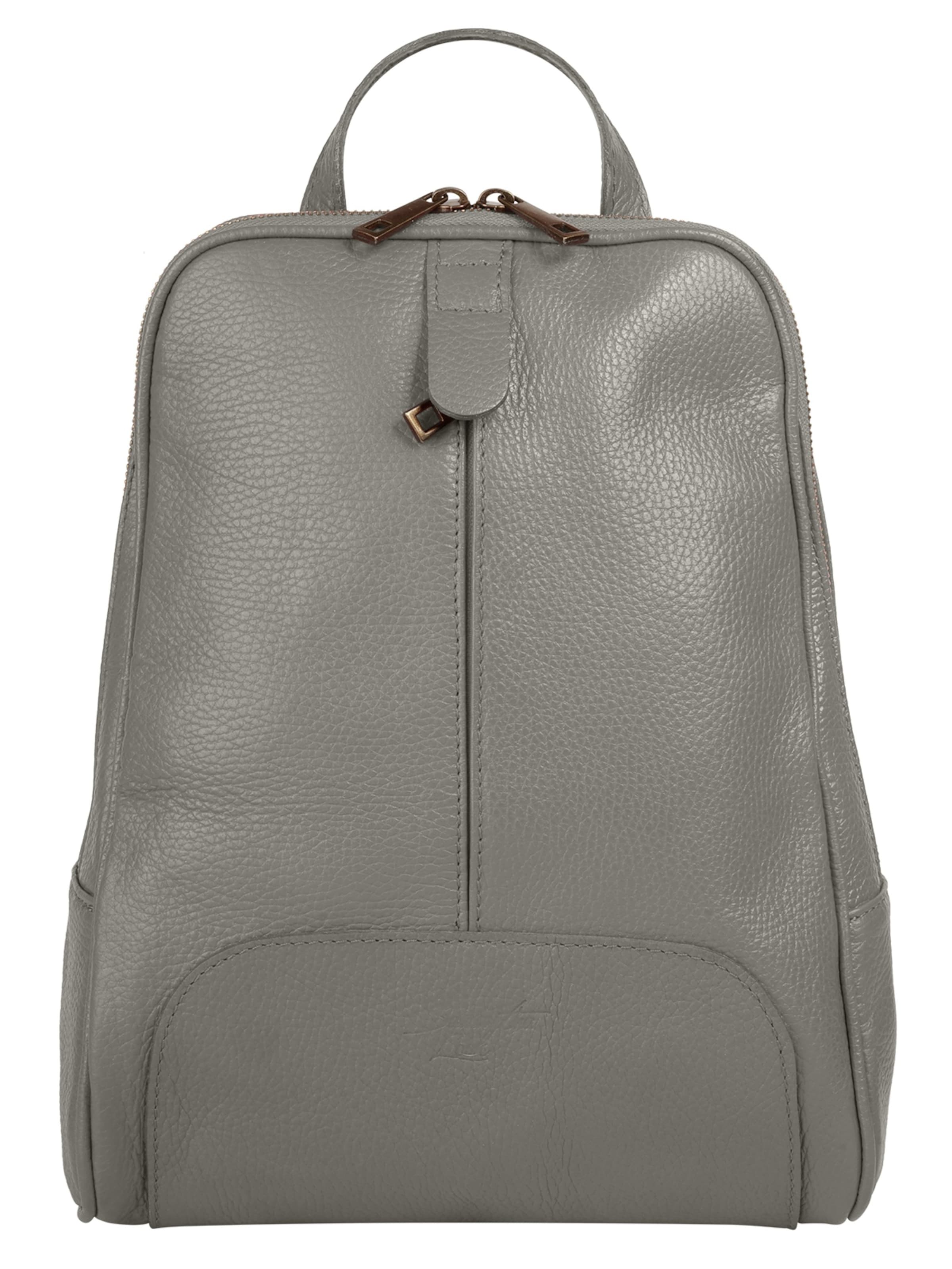 Samantha Look Backpack in Grey: front