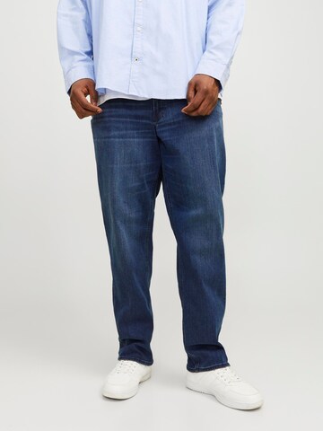 Jack & Jones Plus Slimfit Jeans 'Glenn' i blå: forside